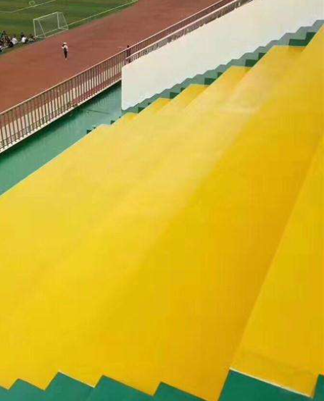江北球场台阶翻新修补改造